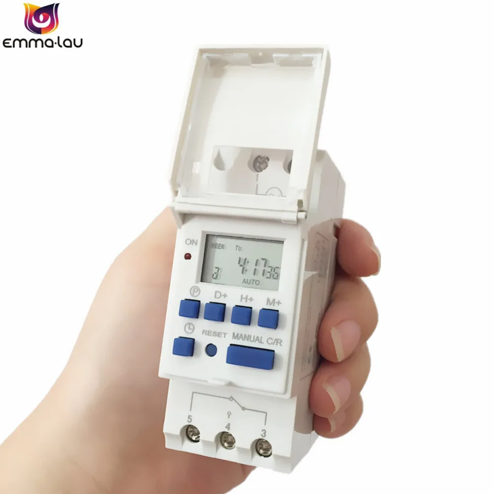 AC220V 30A Digital Relay Timer Switch Electronic 7 Days Weekly