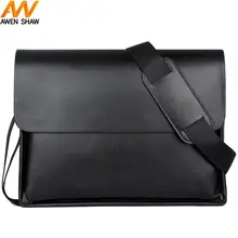 Awen Shaw Famous Brand Soft Leather Messenger Bag Casual Satchel Shoulder Bags Business Man Crossbody Bag Leisure Mens Handbag Awen Shaw Famous Brand Soft Leather Messenger Bag Casual Satchel Shoulder Bags Business Man Crossbody Bag Leisure Mens Handbag