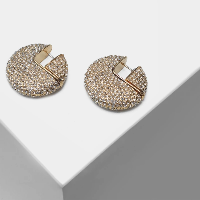 

Flash round pendants fashionable drop earrings