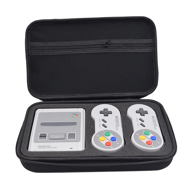  Game Case Bag for Nintend Switch SNES SFC Classic Mini for 2 Controllers Charger HDMI Cable Cover f - 32898644558