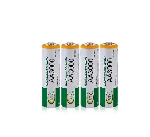 

Daweikala 20PCS New AA battery 3000 mAh Rechargeable battery NI-MH 1.2 V AA battery 3000mah for Clocks, mice, computers, toys so