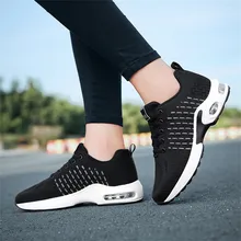 Ms. Вразлёт, плетение дышащие кроссовки из сетки воздушная подушка легкая Студенческая обувь