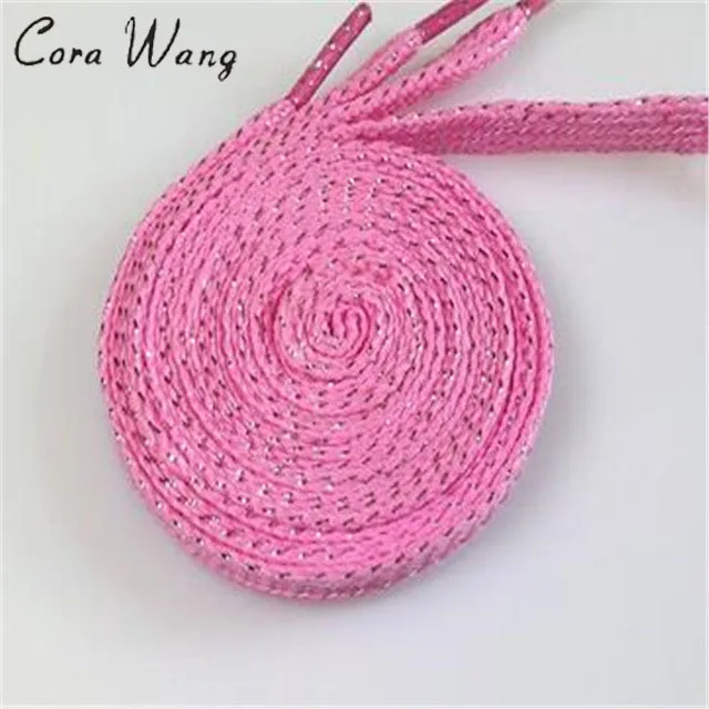 

2 pairs/ lot flat sneakers Shoelace unisex Shoes laces Multi Color shoelaces for sneakers 5 colors ASL678B-2