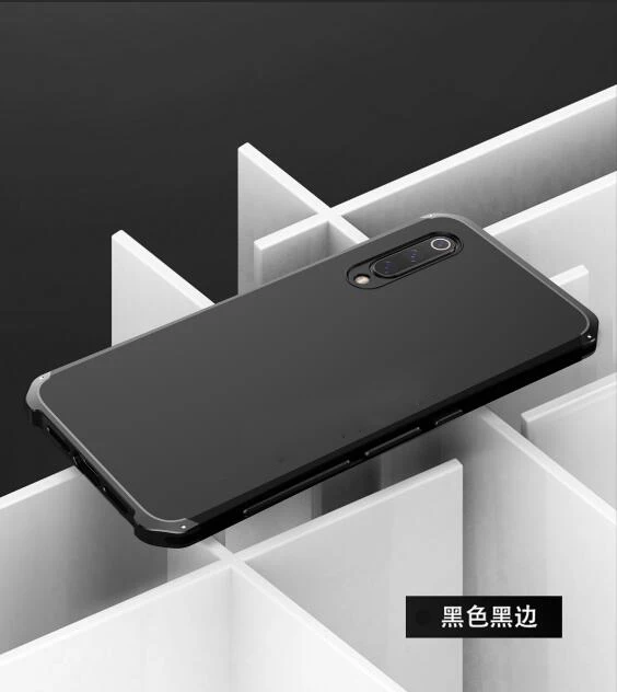 Для Xiaomi mi 9 mi 9 алюминиевая металлическая рамка чехол-накладка для телефона из жесткого пластика чехол для Xiaomi mi 9 mi 9 Fundas для Xiaomi mi 9 Coque Shell - Цвет: Серый