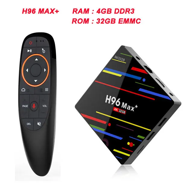 4GB 32GB ATV H96 max android 9,0 smart tv box ram 4G rom 64G 2,4/5g wifi 4K HD2.0 NETFLIX 1 год IPTV, французский Италия, Испания Европа ip tv box tv - Цвет: 4GB 32GB ATV