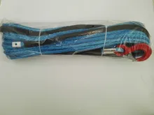 Blue 10mm*30m Synthetic Rope,ATV Winch Line for Offroad Parts,Plasma Winch Cable,Kevlar Cable
