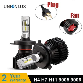 

T8 H4 Hi-Lo Beam H7 H11 9005 9006 Car LED Headlight Bulbs 60W 8000LM CSP Chips Automible Headlamp Front Lights 6500K 12V