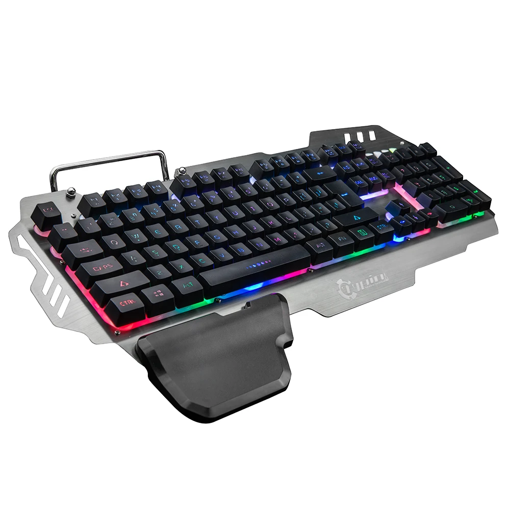 Buy PC Computer Gaming Keyboard RGB Backlight Gamer Keyboards with Mobile Phone