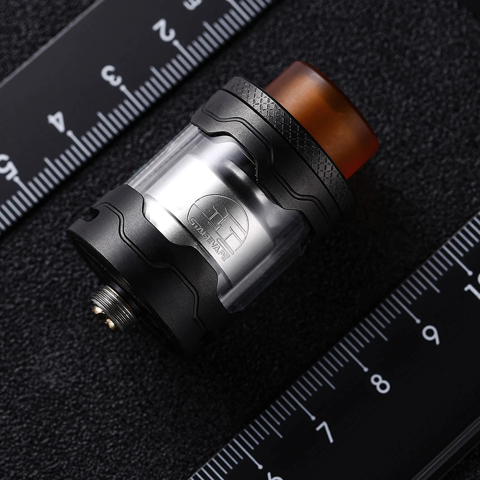 2019 Original StageVape armor RTA 25mm with e-liquid capacity 3ml Single Coil Adjustable bottom airflow tank VS Wotofo Unity RTA (9)