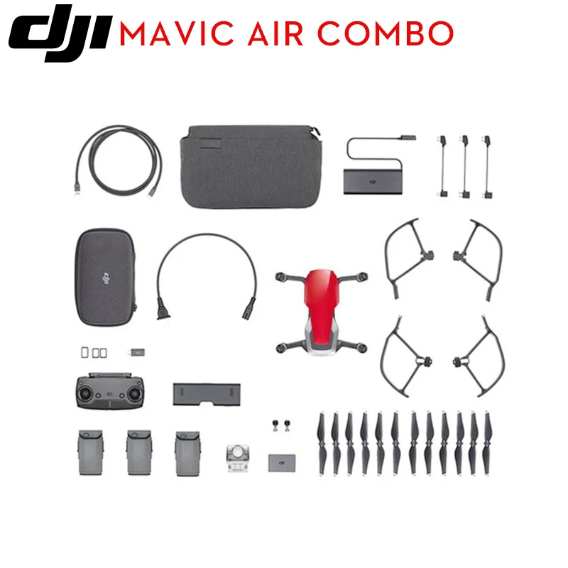 DJI Mavic Air/Air Combo складной FPV Дрон RC Квадрокоптер с 4K HD камерой мини-Дрон и 8 Гб внутреннего хранения