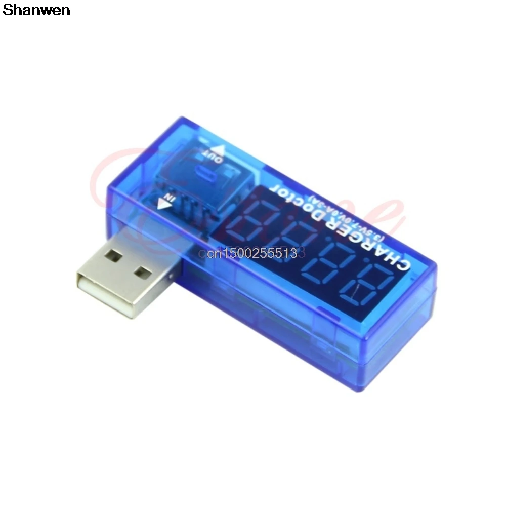 USB зарядное устройство Доктор мобильный аккумулятор тестер детектор мощности Измеритель Напряжения тока