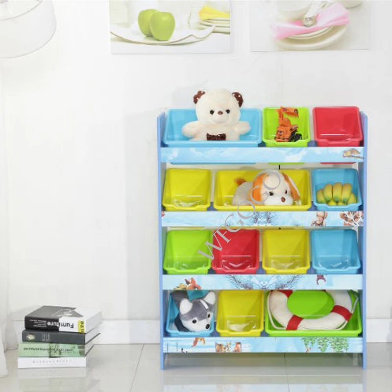 kids room wooden toy storage CD Racks from