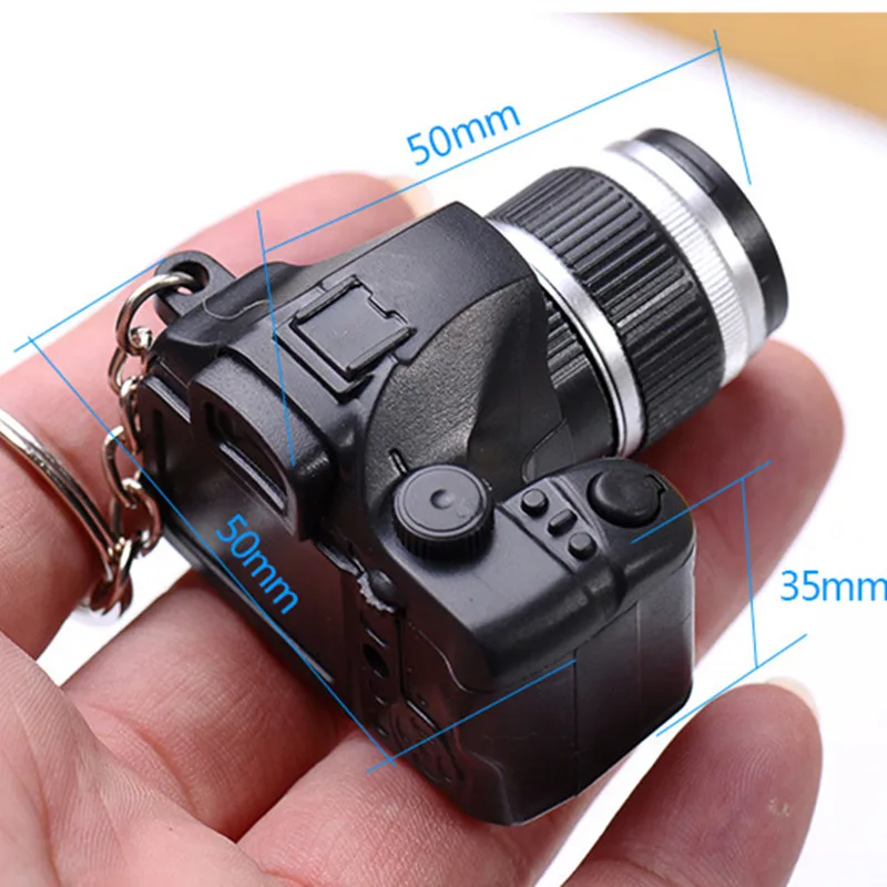 Креативная камера светодиодный брелок со звуком светодиодный фонарик цифровая зеркальная камера игрушка светодиодный светящийся звук светящаяся Подарочная подвеска-брелок