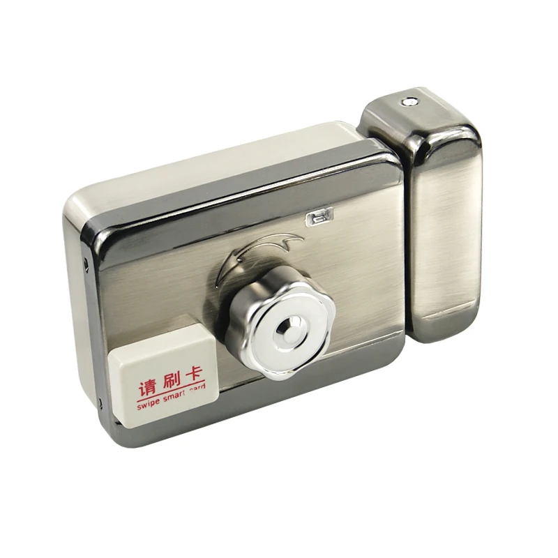 

Metal Security Mute Electronic Lock RFID Electric Control Door Lock+waterproof access control with Remote Control and Key