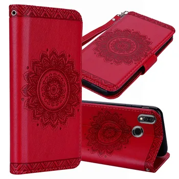 

10pcs/lot free shipping Relief Flowers wallet book PU leather +soft TPU Case For huawei P20/P20 PRO/P20 Lite/Nova 3E