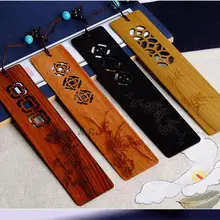 Высококачественное, креативное традиционные деревянные закладки комплект с Ленточки Классический китайский стиль литературы подарок древних Стиль 4 шт./компл