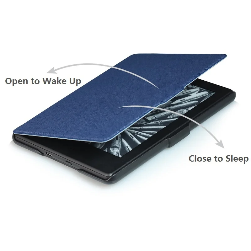 Solque PU Leather Flip ebook Case For Amazon Kindle 8 8th