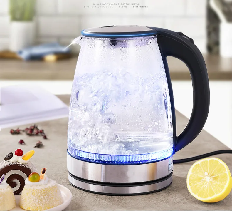 Household glass electric kettle 304 stainless steel kettles Safety Auto