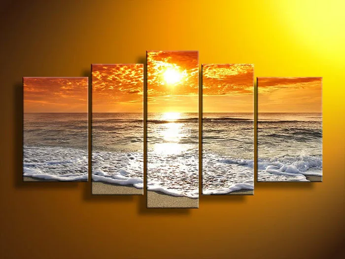 5 Piece Wall Art aliexpress : buy 5 piece wall art abstract seascape beach wave 5 Piece Wall Art aliexpress : buy 5 piece wall art abstract seascape beach wave