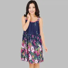 Plus Size Nightgowns Women Sexy Spaghetti Strap Night Dress Summer Elegant Night Gowns Ladies Sleepshirts Cotton Sleepwear
