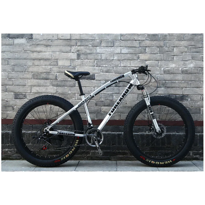 Top Men and Women 27 Speed Student Snow Bike 40 Knife Adult Modeshan 20 Inches Coarse and Wide Tire Variable Speed Disc Brake Dampin 3