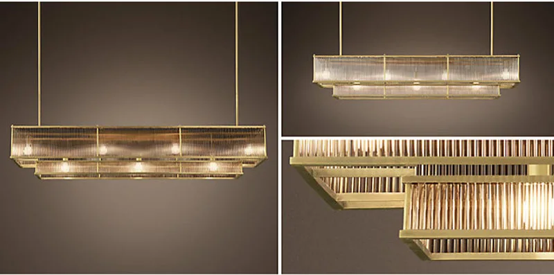 Rectangle Chandelier Light (5)