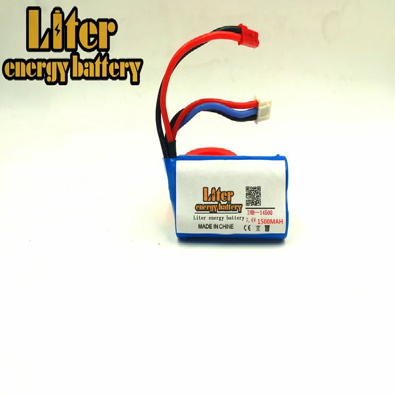 7.4v 14500 1500mah Li-ion Lithium Rechargeable Battery Pack For Water Soft Gun Liter Energy | Электроника