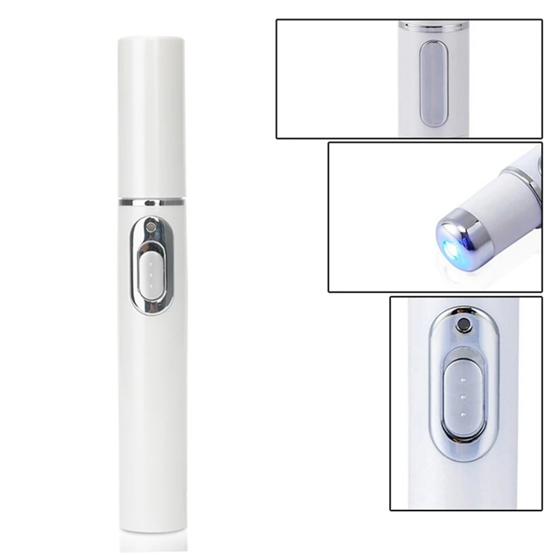 

Portable Wrinkle Scar Acne Remover Device Powerful Blue Light Therapy Pen Spider Vein Blu-ray acne pen Eye Skin Care Tool dfdf