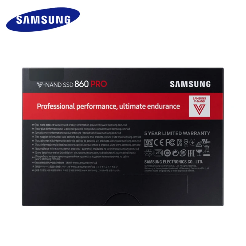 Внутренний твердотельный накопитель SAMSUNG SSD 860 PRO 256 ГБ 512 жесткий диск HD SATA 3 2 5 HDD