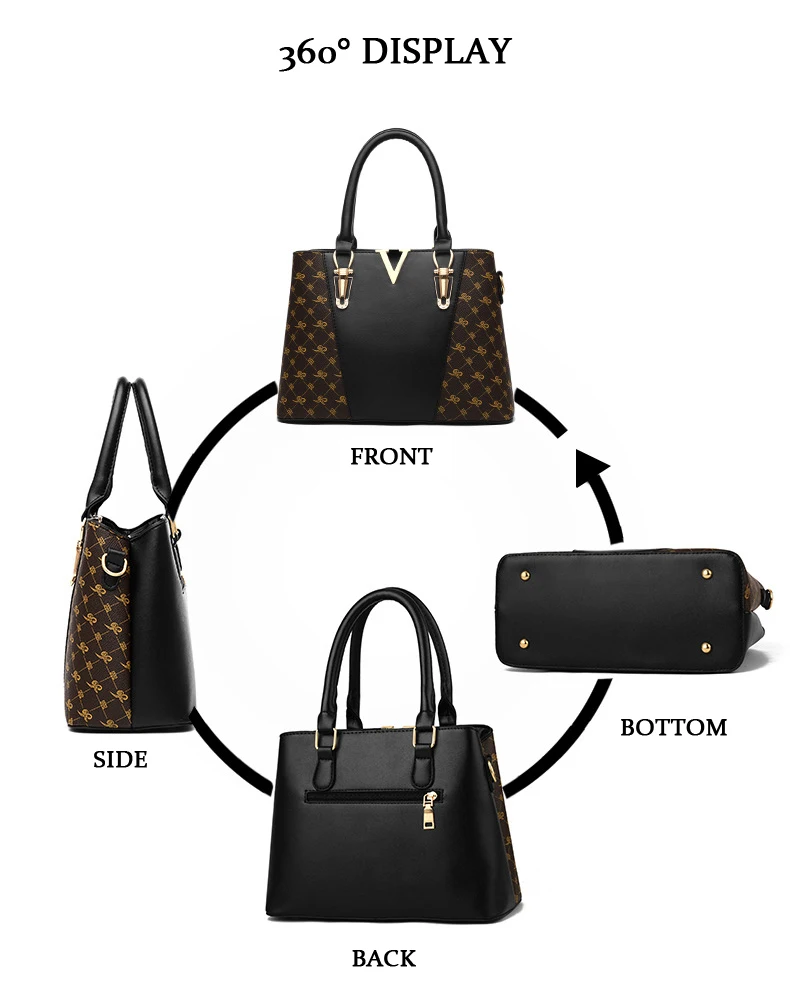 2 шт., набор женских сумок, кожаная сумка, женские сумки, дизайнерская женская сумка через плечо, для женщин,, роскошная v-образная сумка