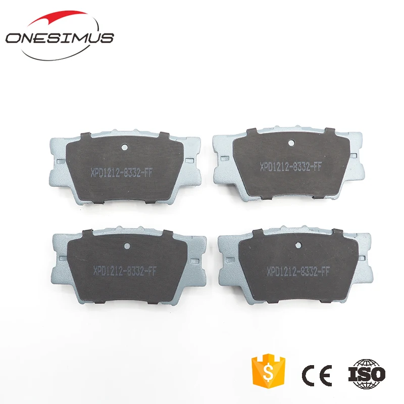 Комплект задних тормозных колодок XPD1212 OEM 04466-33160 для T- 1AZ-FE 2AD-FTV 2AZ-FE 3ZR-FAE 2ZR-FXE RAV 4 III/