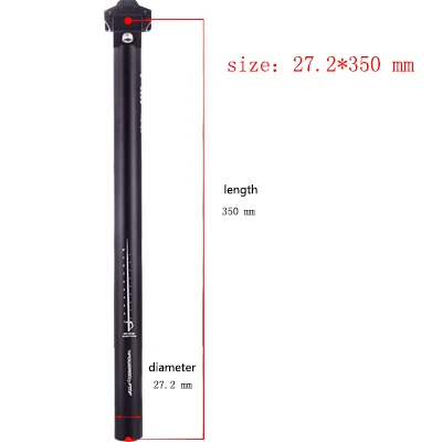 Велосипедный Подседельный штырь 27,2 алюминиевый сплав MTB дорожный велосипедный Подседельный штырь труба Сверхлегкий матовый Подседельный штырь для велосипеда велосипедные детали - Цвет: 27.2-350mm