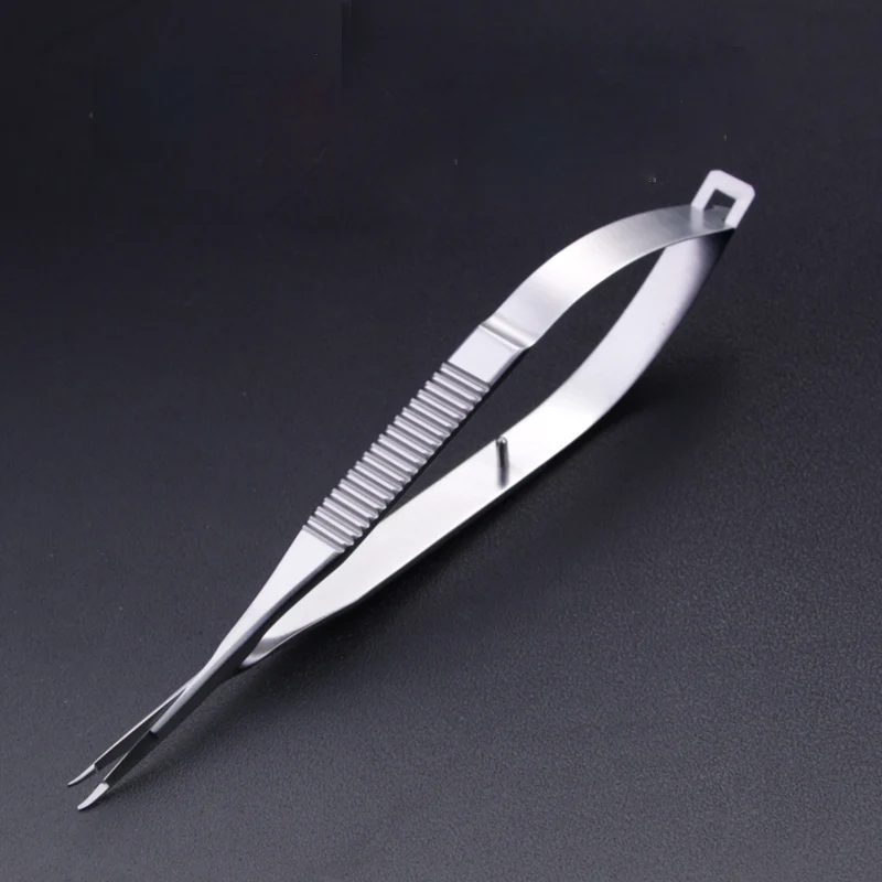 Stainless steel belt cutting needle holder Microscope 12cm beauty scissors needle holder one pliers dual purpose 2