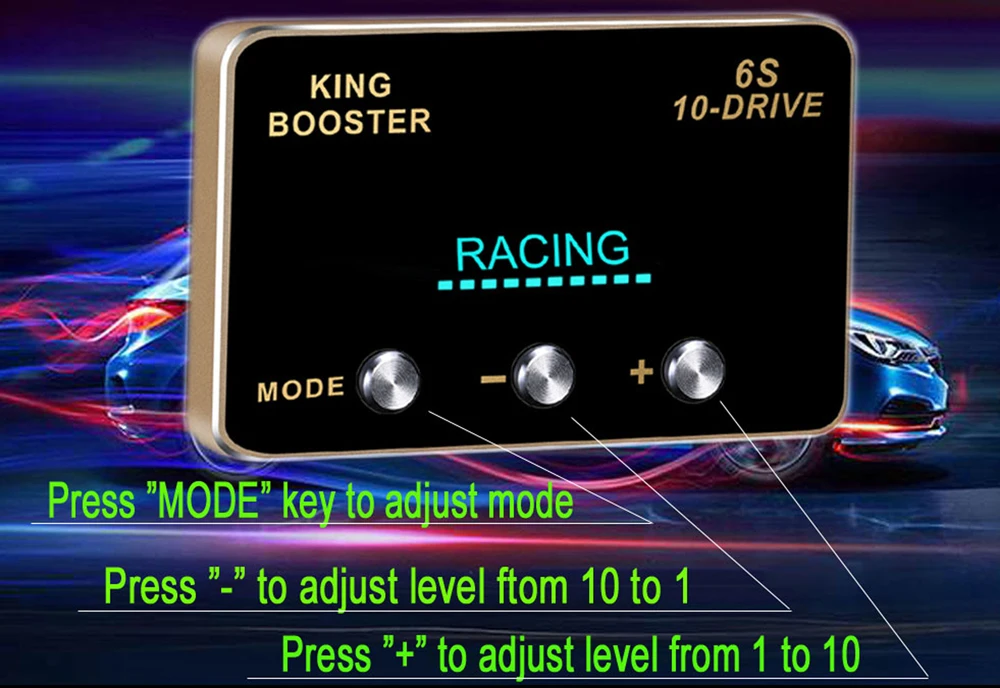 Mode operation sprint booster throttle controller 6S