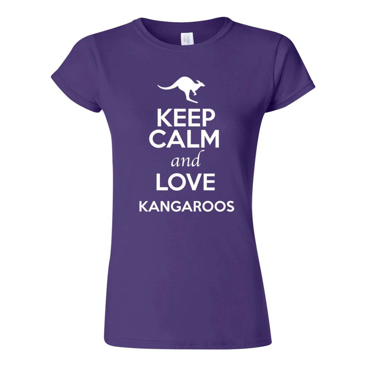 Junior Keep Calm And Love Kangaroos Animal Lover Humor T-Shirt Tee 2366 (3)