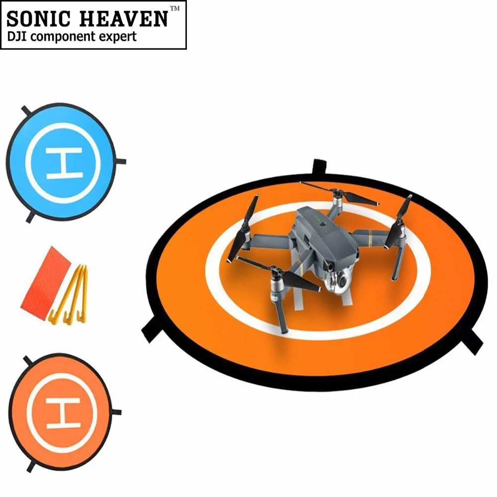75 см 80 см быстро складывающаяся посадочная площадка светящийся парковочный фартук для FIMI X8 SE Anafi DJI Mavic Mini 2 Pro/Air Phantom 3 4 Inspire 1 2