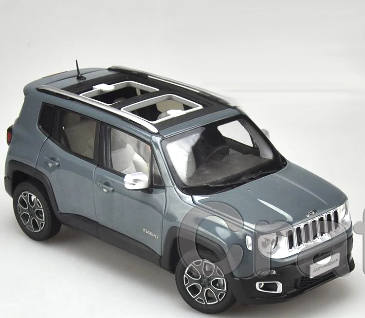 * Grey 1/18 Jeep Renegade 2016 Cherokee City SUV Alloy Toy Car