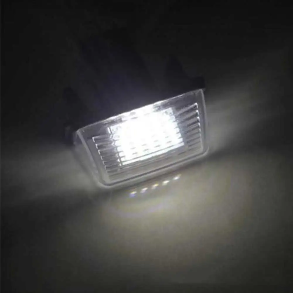 1 шт. 12 В Светодиодная лампа для номерного знака Peugeot 206 207 306 307 406 407 Citroen C3 C4 C5