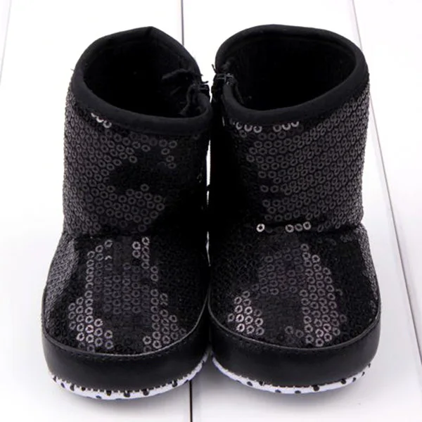 

0-12M Newborn Baby Girls Winter Warm High Soft Boots Shoes Soft Sole Anti Slip Warm Toddler Shoes Prewalker