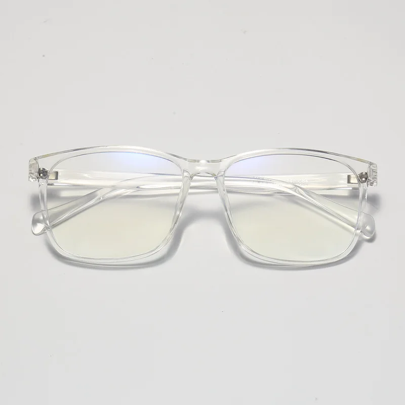 

New TR frame transparent large frame square optical frame achromatic retro frame can be matched with myopia 3149