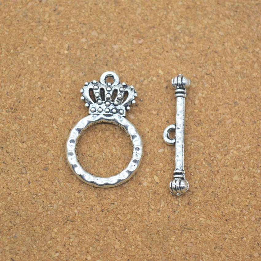 10pair/lot High Quality Wholesale Antique Silver Charm Bracelet OT