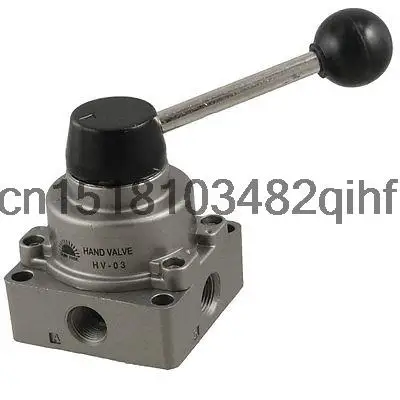 Пневматические 3 Позиции 4 Порта Воздуха Рук Переключающий Клапан PT 3/8"