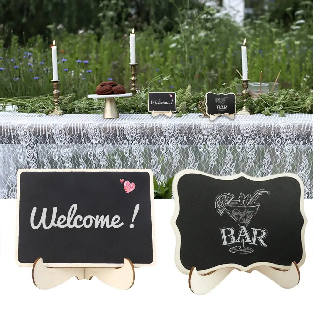 

Mini Multi Blackboard Mini Chalkboards Wooden Mini Blackboard Signs BlackBoard Message Memo Chalk Board