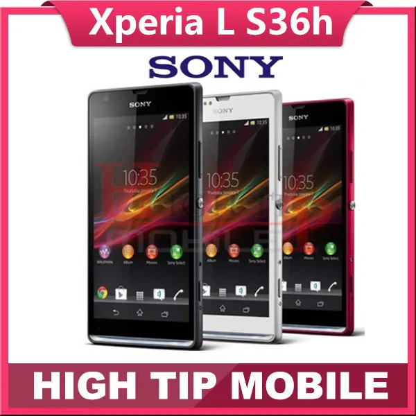 Unlocked Original Mobile Phone samrtphone Sony Xperia L S36h S36 C2105 C2104 8MP WIFI GPS 3G