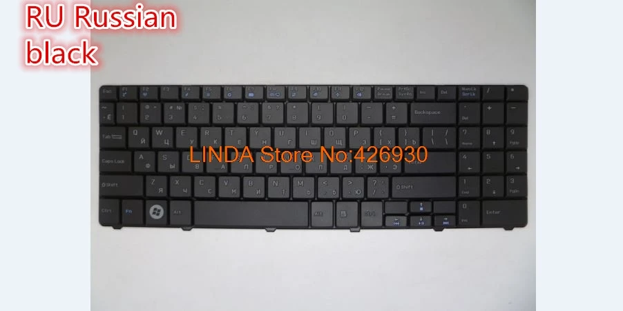 

Laptop Keyboard For Pegatron H36 RU Russia MP-08G63RU-5287 0KN0-W01RU1211 US MP-08G63US-5282 JP MP-08G60JO-5289