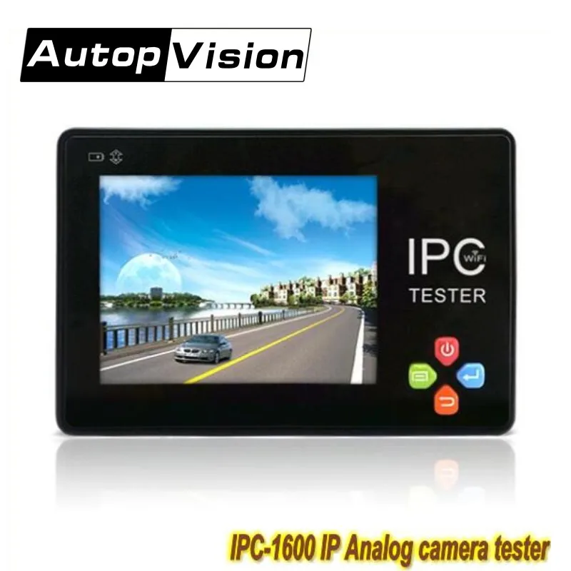IPC1600 Plus 5 дюймовый сенсорный экран портативный IP телефон H.265 4K CCTV тестер монитор с