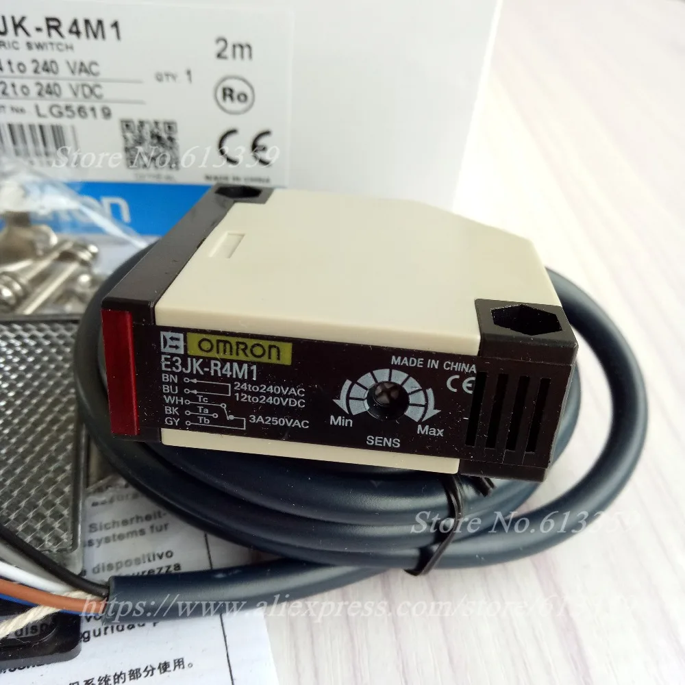 Фотоэлектрическая лампа E3JK R4M1 Omron новинка высокое качество проводка AC/DC 5|photoelectric