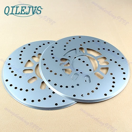 

Kris New Arrive 1Pair Car Auto Aluminium Disc Vehicle Decorative Brake Rotor Cross Drilled Cover Silver Drop Shipping