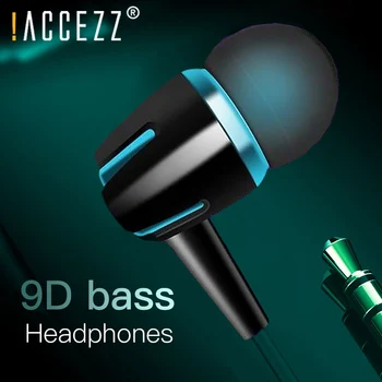 

!ACCEZZ 3.5mm In-ear Earphone Stereo Sport Earbuds With Mic Bass Sound Music Headset For iPhone 5 6 Huawei Xiaomi Samsung Phones