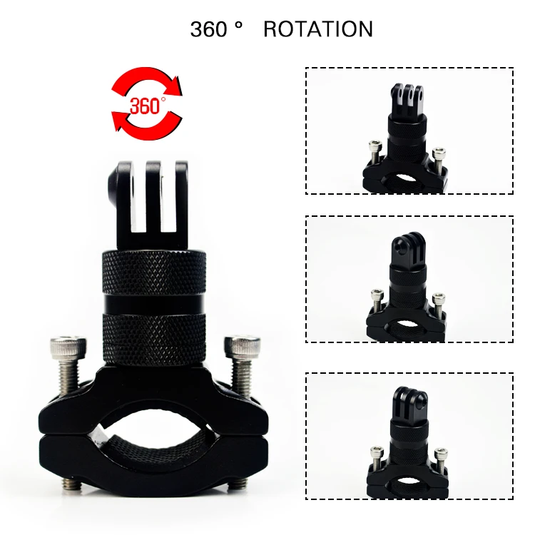 LANBEIKA ЧПУ алюминия велосипед мотоцикл руль Roll Bar Mount велосипедов стенд держатель для GoPro 7 6 5 4 3 + SJCAM SJ4000 SJ6 SJ7